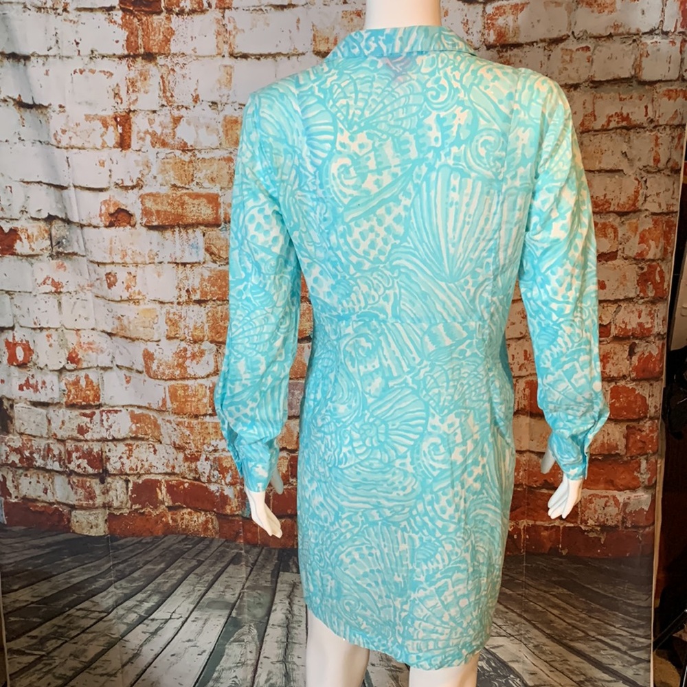 Lilly Pulitzer Sanibel Tunic Dress in Shorely Blue - Picture 6 of 14